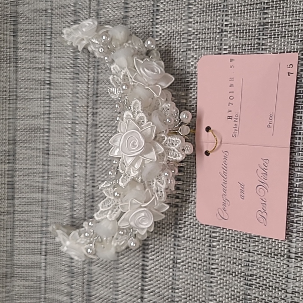 NWT Bridal Headpiece - Picture 2 of 10